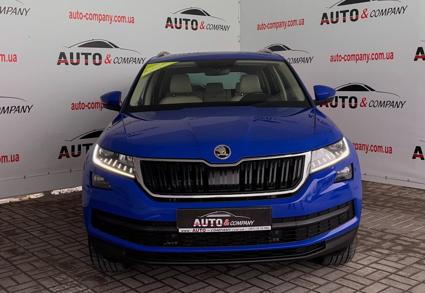 Skoda Kodiaq 2018 синій