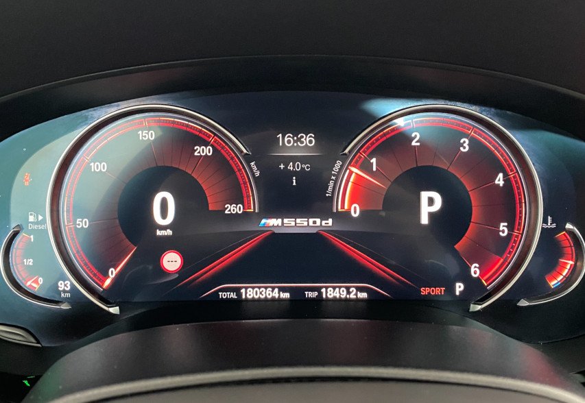 BMW M550D 2017 Синій