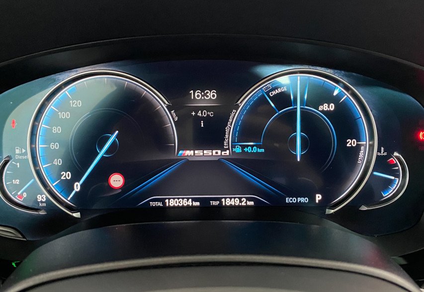BMW M550D 2017 Синій