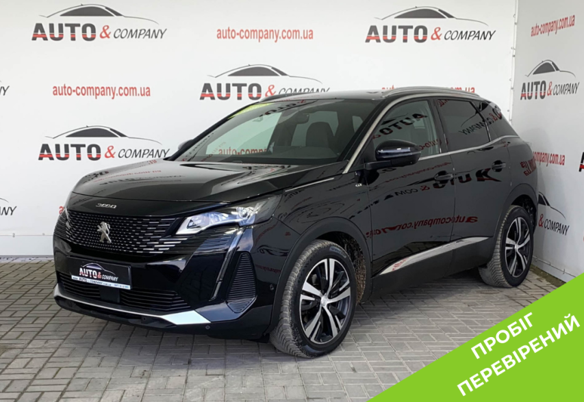 Peugeot 3008 2021 чорний