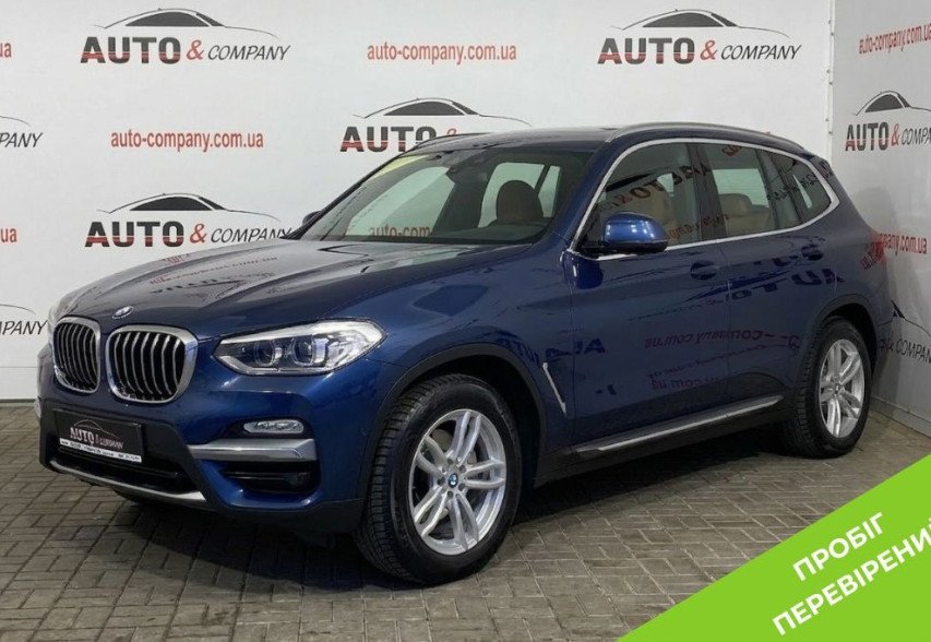 BMW X3 2018 синій