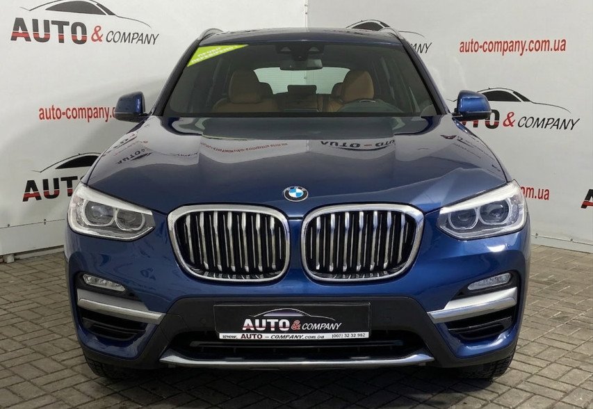 BMW X3 2018 синій