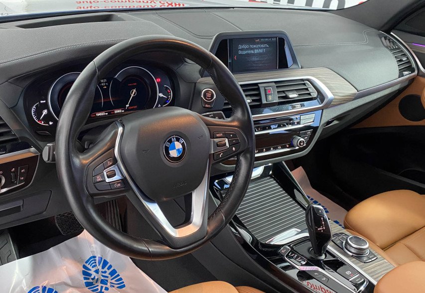 BMW X3 2018 синій