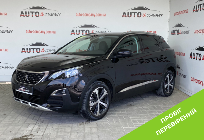 Peugeot 3008 2018 чорний