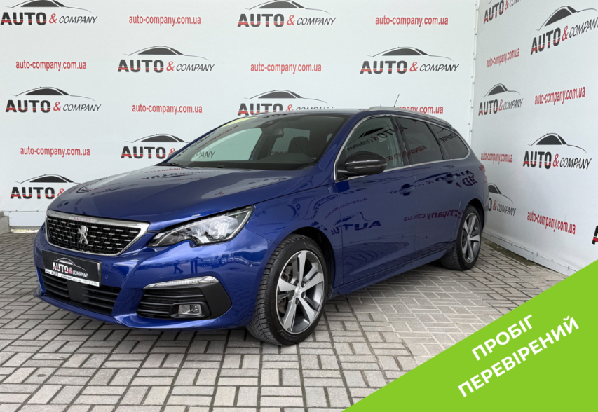 Peugeot 308 2019 синій