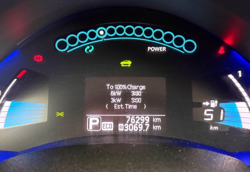 Nissan Leaf 2014 Білий