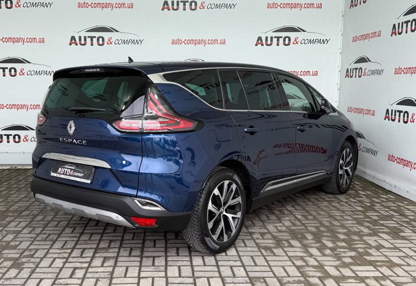 Renault Espace 2019 Синій