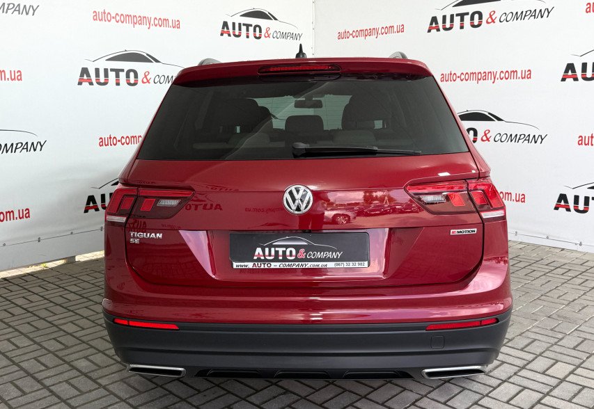 Volkswagen Tiguan Allspace 2018 Червоний