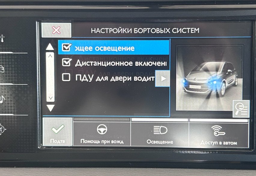 Citroen C4 Picasso 2014 чорний